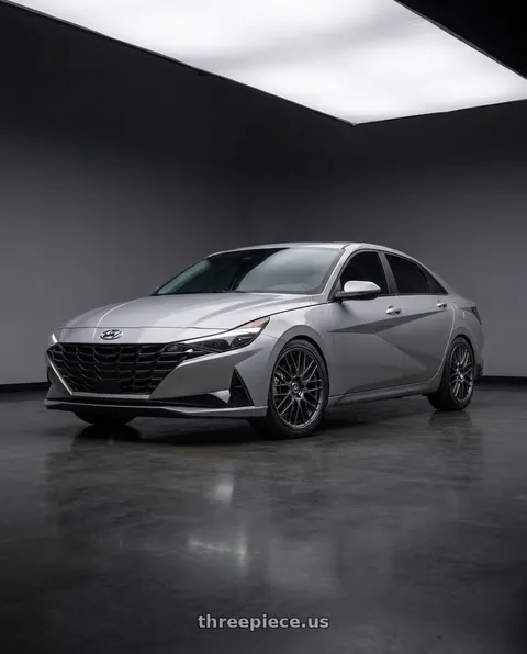 2021 Hyundai Elantra Limited with Enkei EKM3 5x114.3 18x8+40 Gunmetal wheels