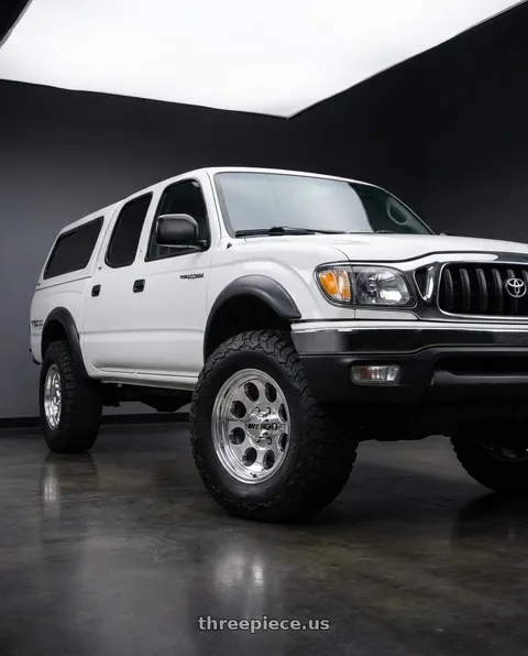 2002 Toyota Tacoma with Mickey Thompson Classic III Polished 6x139.7 16x10 -25 Polished wheels