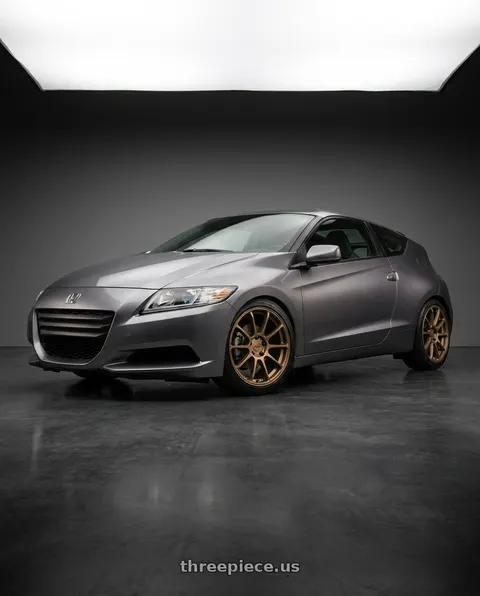 2015 Honda CR-Z with KATANA RACING KR07 5x114.3 17x7.5 +40 Matte Bronze wheels