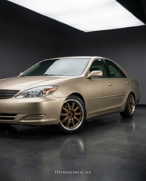 2003 Toyota Camry LE with Vors SP2 5x114.3 17x8 +35 Bronze wheels