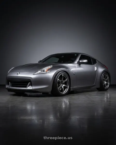 2009 Nissan 370Z with Advan Racing RG-4 5x114.3 18x10.5 +15 RACING HYPER BLACK & RING wheels