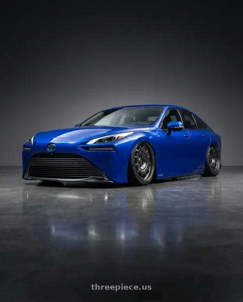 2024 Toyota Mirai with fifteen52 BUNDT SV 6x130 17x8 +40 ASPHALT BLACK (SATIN BLACK) wheels