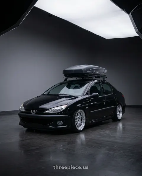 2011 Peugeot 206 SD with ESR Wheels CS SERIES CS11 5x100 18x8.5 +30 Hyper Silver wheels