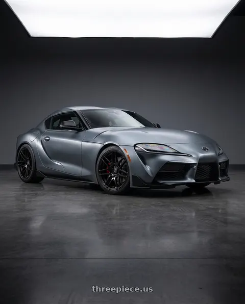 2021 Toyota GR Supra with Forgestar F14 5x112 18x8.5 +35 Gloss Black wheels