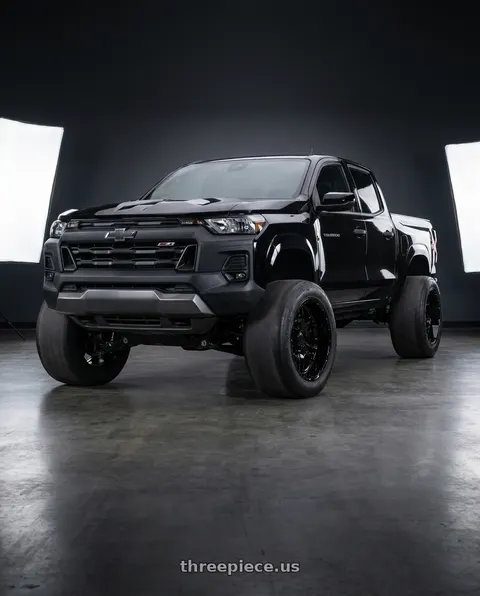 2026 Chevrolet Colorado LT with Gear Off Road 713B 6x139.7 17x9 +10 Gloss Black wheels