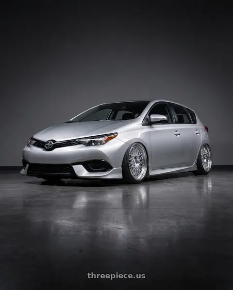 2016 Scion iM with Aodhan AH05 5x100 / 5x114.3 17x9+25 Silver w/Machined Face wheels