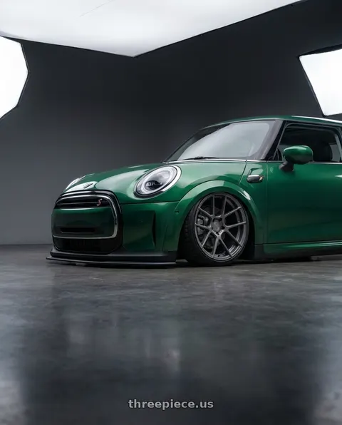 2025 Mini Cooper S with Avant Garde Wheels M510 5X130 19x11 +52 Dolphin Grey wheels