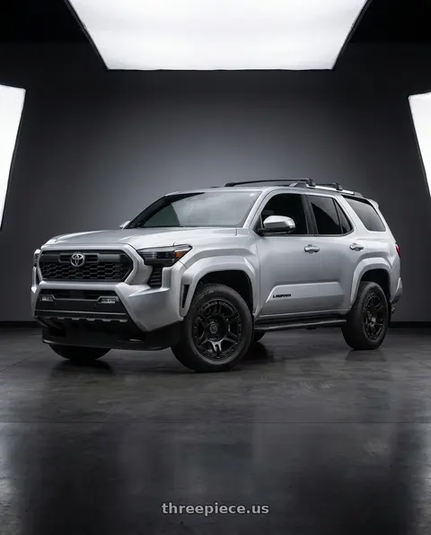 2026 Toyota 4Runner with Black Rhino Hard Alloys VANGUARD 6x139.7 17x8.5 +25 Matte Black wheels