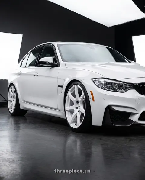 2018 BMW M3 with Work Emotion T7R wheels