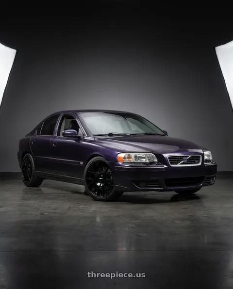 2005 Volvo S60 with Rotiform 1PC R187 TUF-R 5X108/5X120 19X8.5 +45 GLOSS BLACK wheels