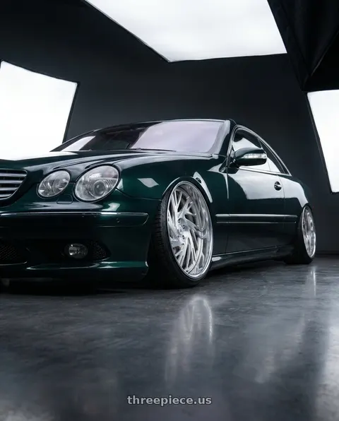 2006 Mercedes-Benz CL500 with Asanti Forged 868 5x120.65 24x10 -6 BRUSHED wheels