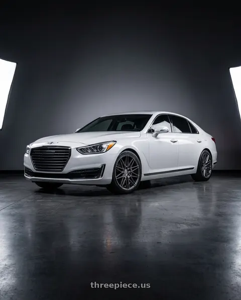 2018 Genesis G90 Ultimate with Axe CF1 5x114 20X10.5+42 CARBON wheels