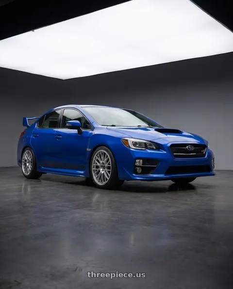 2018 Subaru WRX STI with Enkei GTC02 5x114.3 18x8+45 Hyper Silver wheels