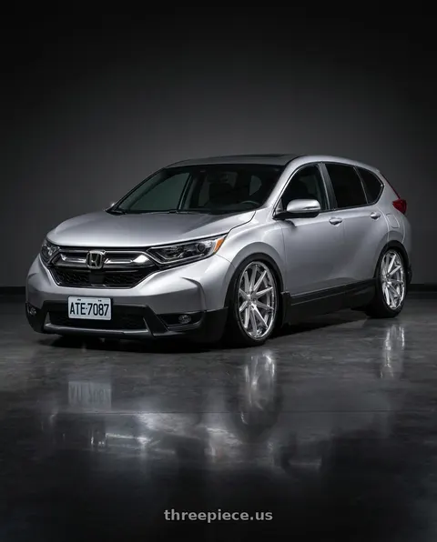2018 Honda CR-V with Rohana RFC10 5x112 20x9+25 Machine Silver/Chrome Lip wheels