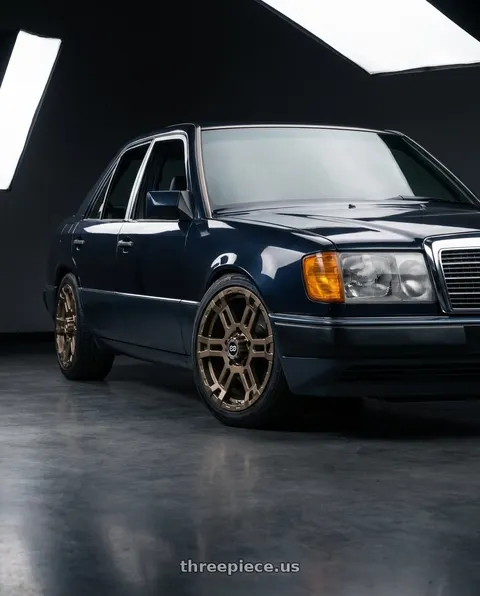 1993 Mercedes Benz E220 with Enkei Commander 6x139.7 18x8.5+10 Bronze wheels