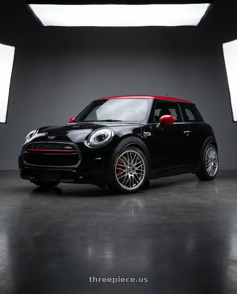 2017 Mini Cooper John Cooper Works with Enkei EKM3 5x112 18x8+45 Hyper Silver wheels