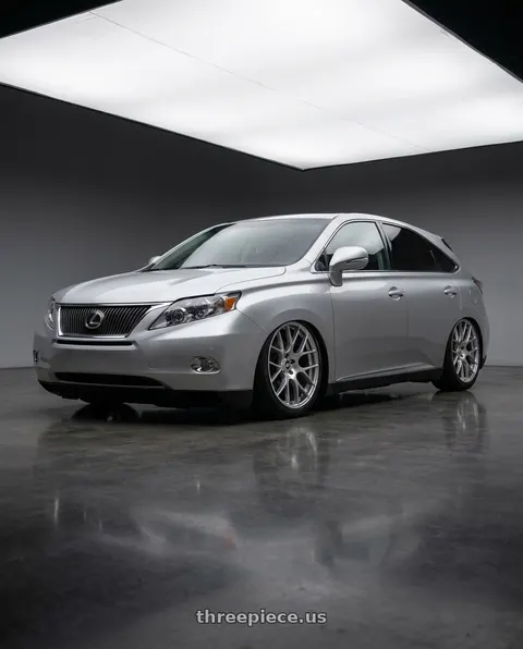 2011 Lexus RX350 with Enkei Raijin 5x114.3 18x8.5+35 Hyper Silver wheels