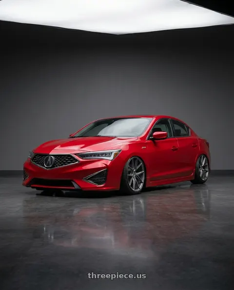 2013 Acura ILX with Niche 1PC M116 MISANO 5X114.3 18X8 +40 MATTE GUN METAL wheels