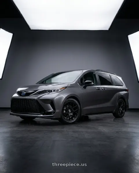 2026 Toyota Sienna XSE with Enkei Raijin 5x120 18x8.5+38 Matte Black wheels