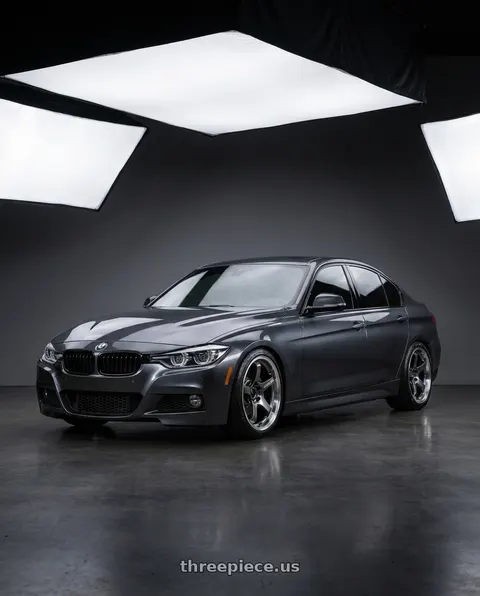 2018 BMW 340i with Advan Racing GT BEYOND 5x120 19x8.5 +35 MACHINING & HYPER PLATINUM BLACK wheels