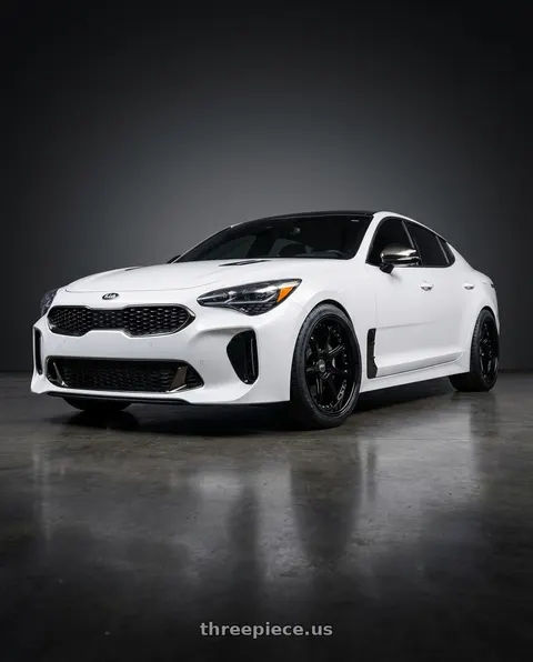 2019 Kia Stinger GT2 with ESR Wheels CS12 5x114.3 19x8.5 +35 Gloss Black wheels