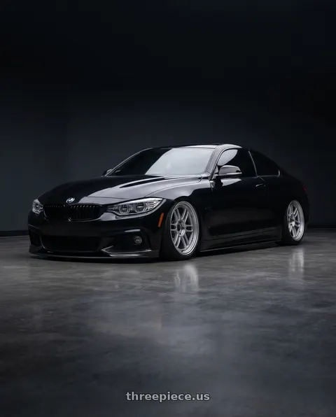 2014 BMW 435i with Enkei RPF1 5x120 18x8.5+40 Silver wheels