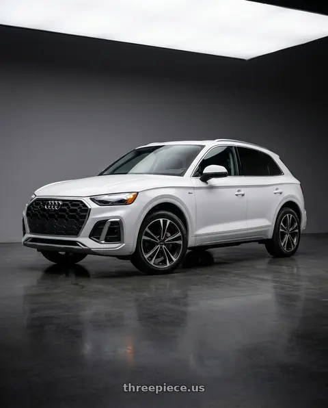 2024 Audi Q5 Premium Plus with OE Wheels AU32 5x112 20x9+33 Gloss Gunmetal Machined wheels