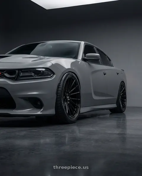 2027 Dodge Charger Daytona Scat Pack Plus with VOSSEN VFX-01 5X127 20x9 +18 GLOSS BLACK wheels