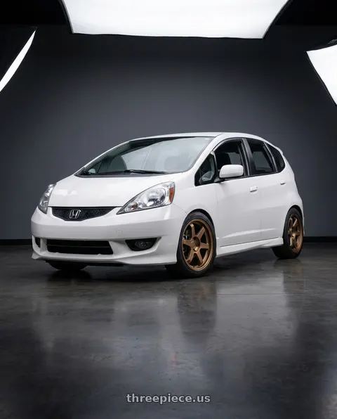 2009 Honda Fit with 9six9 SIX-1 5x112 18X10 +35 Matte Bronze wheels