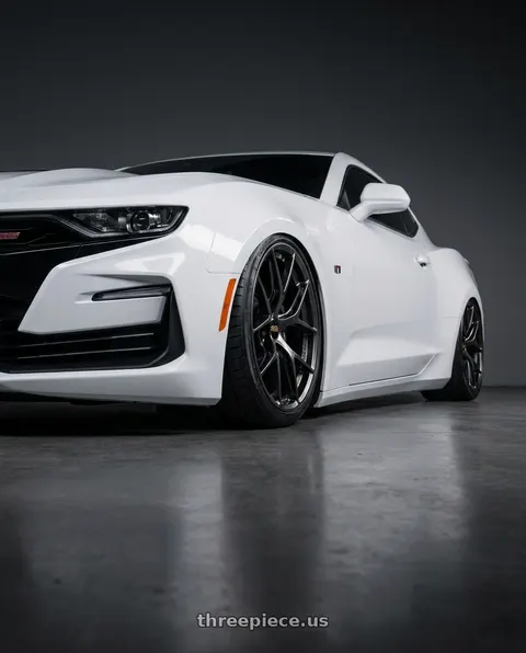 2022 Chevrolet Camaro with BBS FI-R 5x120 20x10.5+35 Diamond Black wheels