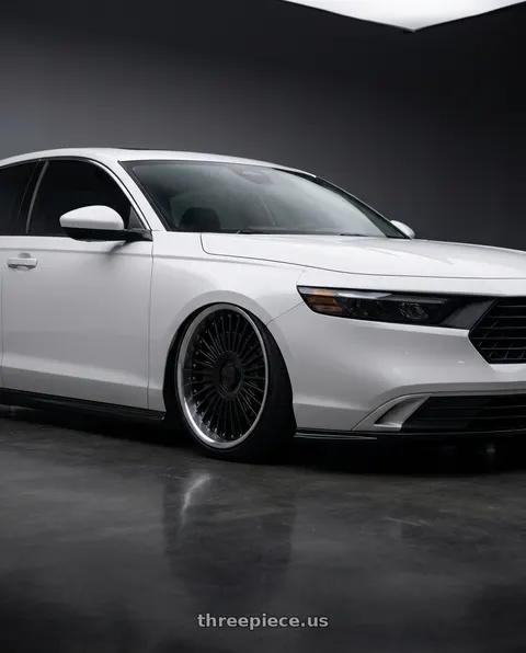 2026 Honda Accord with MRR VP4 5x112 22x10.5 +40 Black Machined Lip wheels
