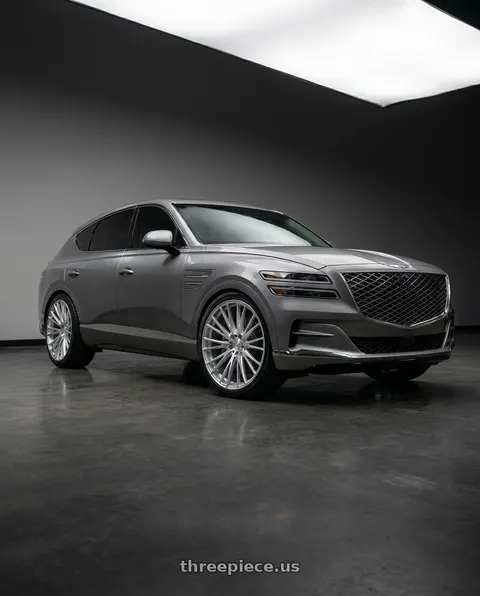 2027 Genesis GV80 Advanced with Axe CF2 5x114 22X10.5+38 SILVER wheels