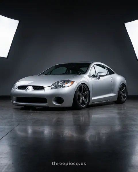 2010 Mitsubishi Eclipse with Forgestar CF5 5x114.3 18x10 +42 Gloss Anthracite wheels