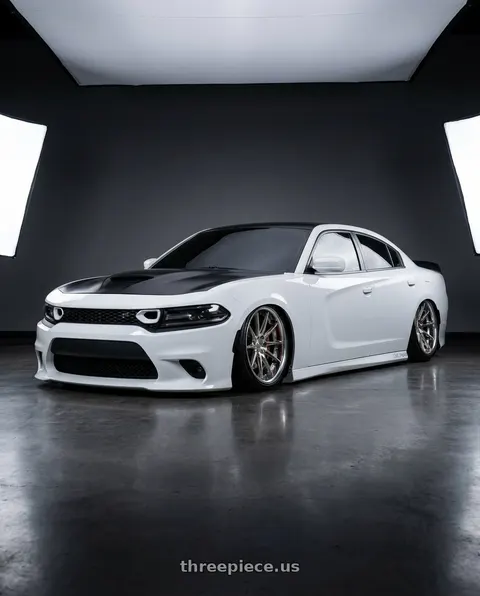 2021 Dodge Charger Scat Pack with Work Gnosis Gr204 5x115 20x10+22 A Disk Buff Finish wheels