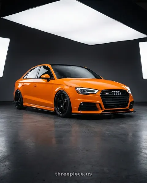 2017 Audi RS3 with Advan Racing GT PV 5x112 20x9.5 +15 RACING GLOSS BLACK wheels