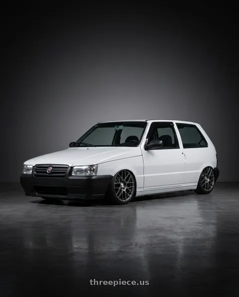 2011 fiat uno with TSW NURBURGRING 5X114.3 17X7.5 +45 MATTE GUNMETAL wheels