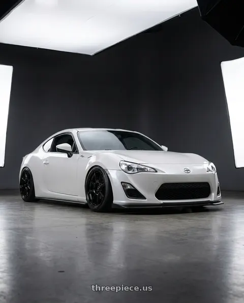 2016 Scion FR-S with Konig Lockout 5x100 17x8+38 Gloss Black wheels