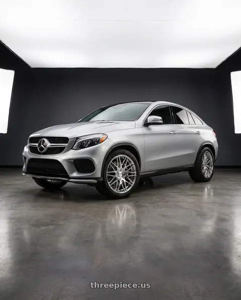 2016 Mercedes-Benz GLE450 AMG with Shift Formula 5x112 20x8 +35 Chrome wheels