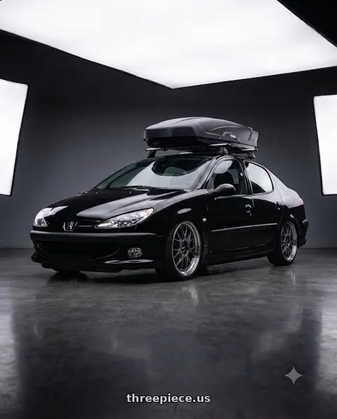 2011 Peugeot 206 SD with BBS LM-R 5x120 19x9.5+25 Diamond Black wheels