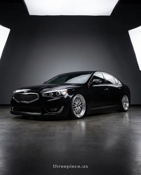 2014 Kia Cadenza with BBS LM 5x114.3 19x10.0+40 Diamond Silver wheels
