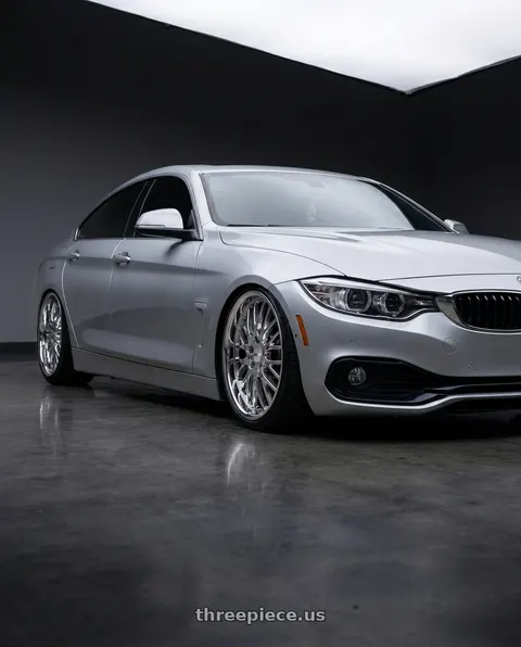 2018 BMW 430i with Cray MANTA 5X120.65 19X10.5 +65 CHROME wheels