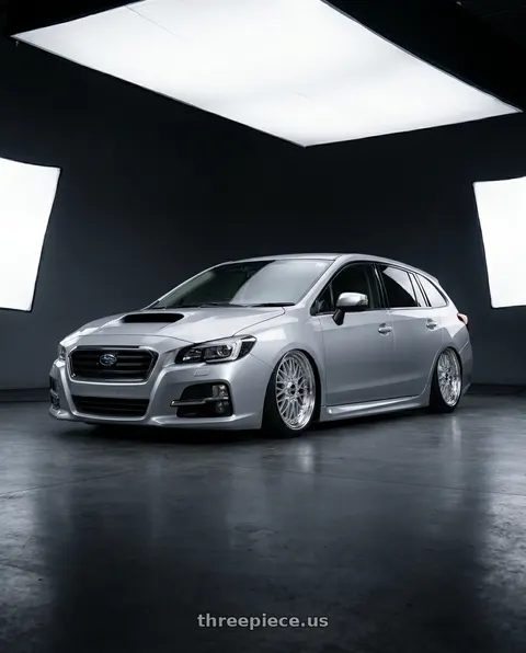 2019 Subaru levorg with BBS Super-RS 5x112 19x9.0+42 Silver wheels