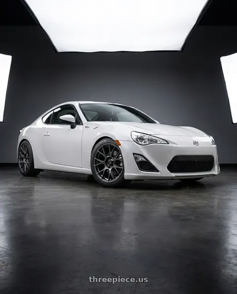 2016 Scion FR-S with Konig Ampliform 5x100 17x9+40 Dark Metallic Graphite wheels