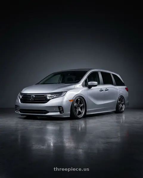 2024 Honda Odyssey with Advan Racing GT BEYOND 5x120 18x8.0 +44 RACING TITANIUM BLACK wheels