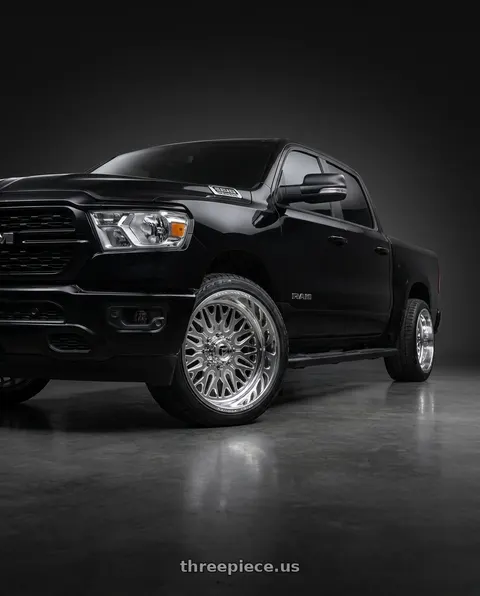 2022 Ram 1500 Big Horn with Fuel Forged FF109 6x139.7 20x12 -40 POLISHED wheels