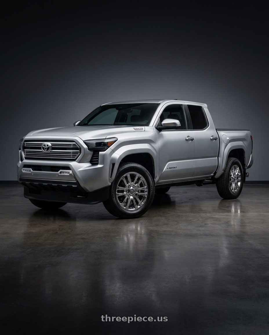 2024 Toyota Tacoma with OE Wheels CV99 6x139.7 20x9+31 Chrome wheels