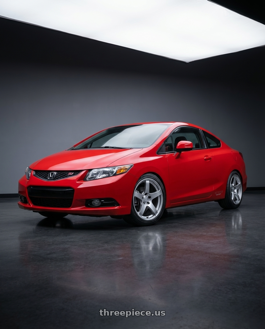 2011 Honda Civic Si with Ssr Gtv01 5x114.3 17x7+42  GLARE SILVER wheels