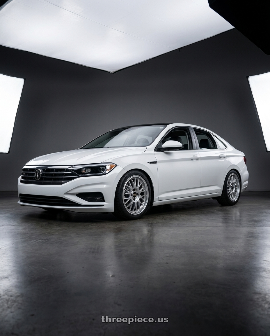 2019 Volkswagen Jetta Sel with BBS RG-F 5x100 16x7.0+35 Brilliant Silver wheels