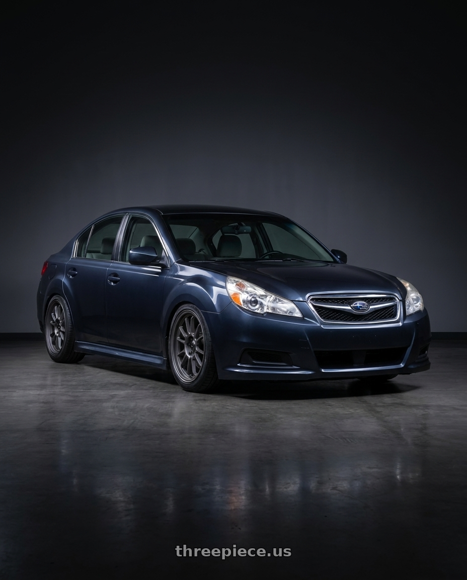 2014 Subaru Legacy 2 5i with Konig Hypergram 5x100 18x8.5+38 Matte Grey wheels
