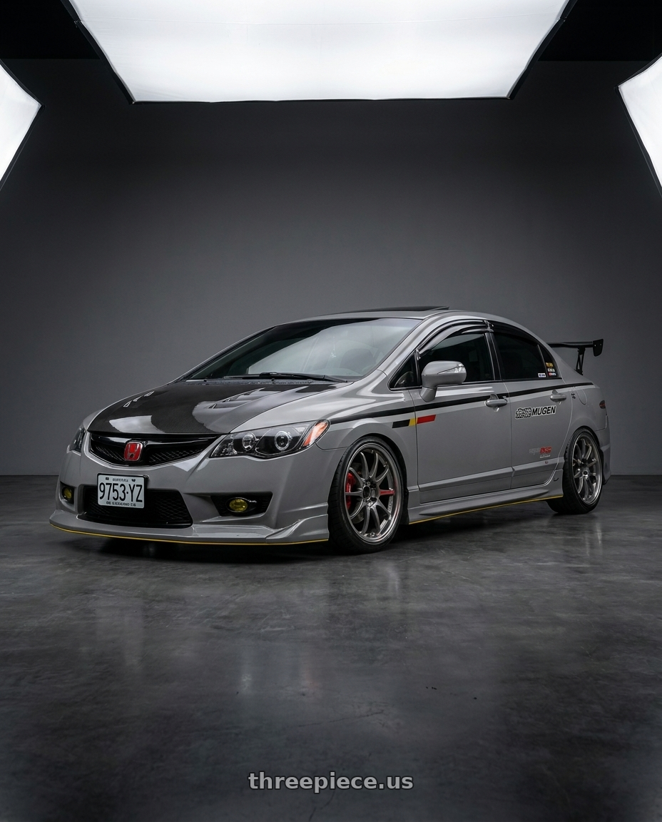 2009 HONDA CIVIC with Volk Racing CE28SL 5x114.3 18x8.0+48 wheels
